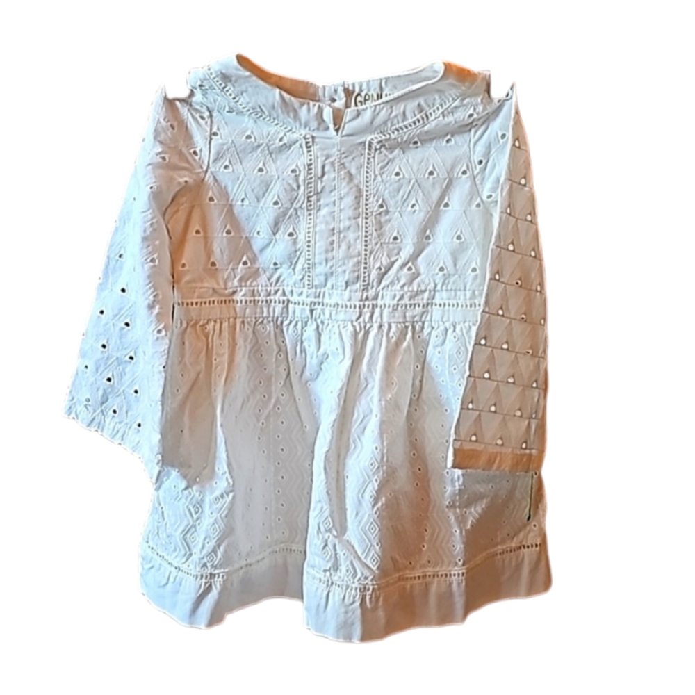 Genuine Kids from OshKosh White Lightweight Casual Dress